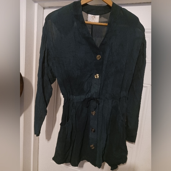 MZM Sport Light Weight Rayon Blouse Small👚Women,Adjustable Waist.🛍 - Picture 5 of 10